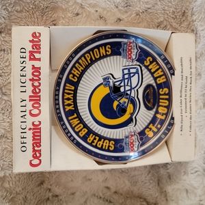 St. Louis Rams Collector's Plate